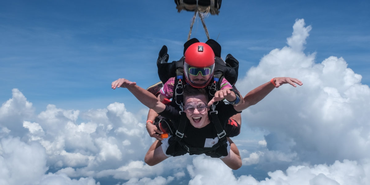 tandem skydive benefits of skydiving