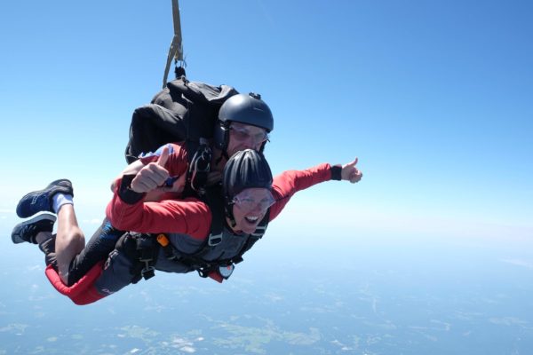 is skydiving more dangerous than driving