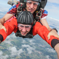 wear contacts skydiving